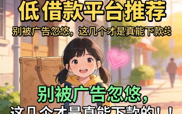 门槛很低的借款平台推荐:别被广告忽悠,这几个才是真能下款的