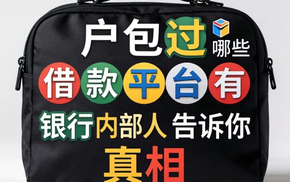 黑户包过借款平台有哪些？银行内部人告诉你真相