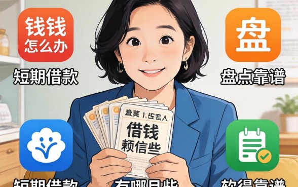 急需用钱怎么办？短期借款有哪些软件靠谱？盘点五个值得信赖的平台