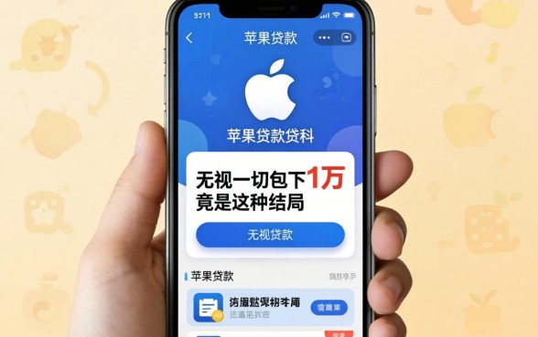 我试了所谓的苹果手机贷款软件，无视一切包下1万竟是这种结局