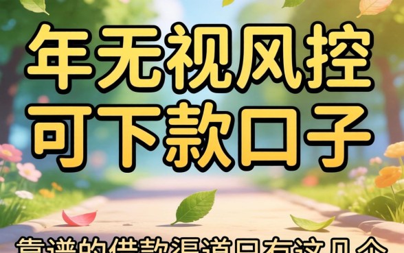 我实测了2026年无视风控可下款的口子，发现靠谱的借款渠道只有这几个