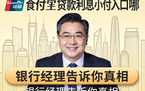 支付宝贷款利息小的入口在哪？银行经理告诉你真相