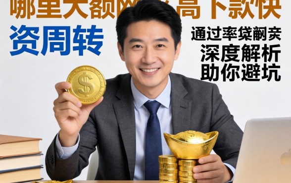 急需资金周转?哪里的大额网贷通过率高且下款快?深度解析助你避坑