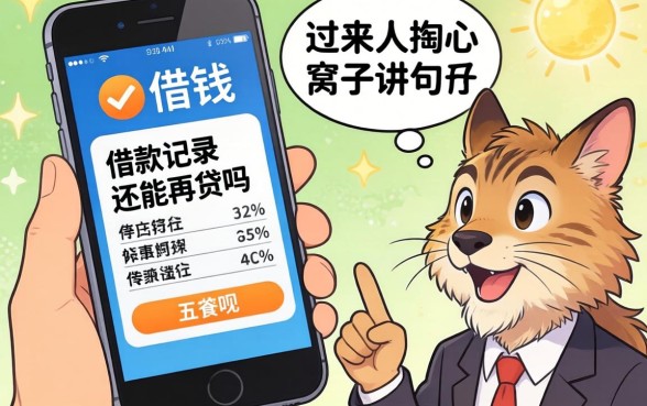 手机借钱已经存在借款记录，还能再贷吗？过来人掏心窝子讲几句