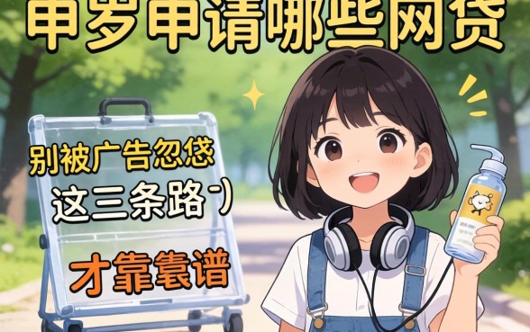 21岁可以申请哪些网贷？别被广告忽悠，这三条路才靠谱