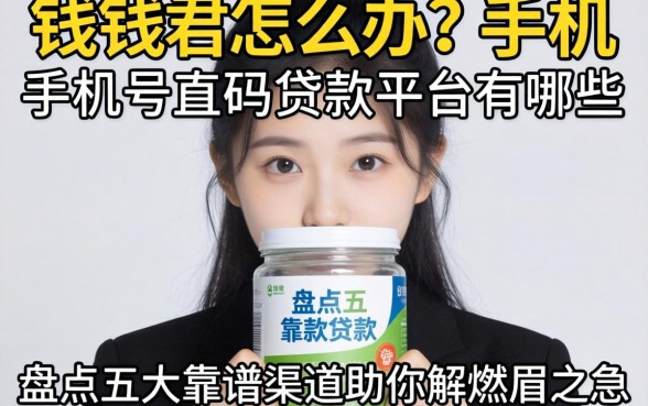 急需用钱怎么办?手机号码贷款平台有哪些?盘点五大靠谱渠道助你解燃眉之急