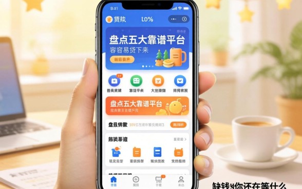 手机贷款app什么容易贷下来？盘点五大靠谱平台，缺钱的你还在等什么？