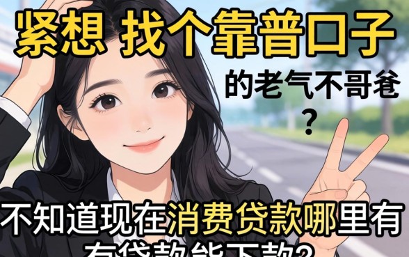 手头紧想找个靠谱口子，不知道现在消费贷款哪里有贷款能下款？求老哥们指点！