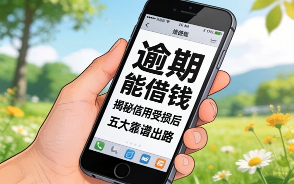 有逾期手机能借钱嘛?揭秘信用受损后的融资困境与五大靠谱出路