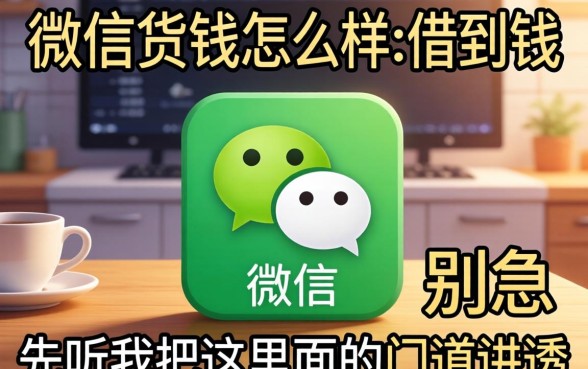 在微信借钱怎么样能借到钱？别急，先听我把这里面的门道讲透