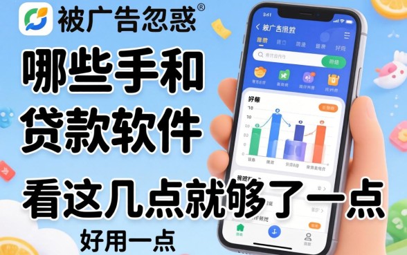 别被广告忽悠：哪些手机贷款软件好用一点，看这几点就够了