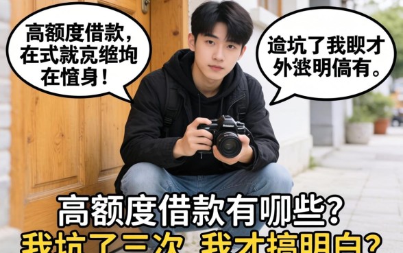 门槛低的高额度借款有哪些？被坑了三次我才搞明白