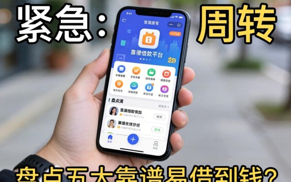手头紧急需周转？哪个app比较容易借到钱呢？盘点五大靠谱借款平台