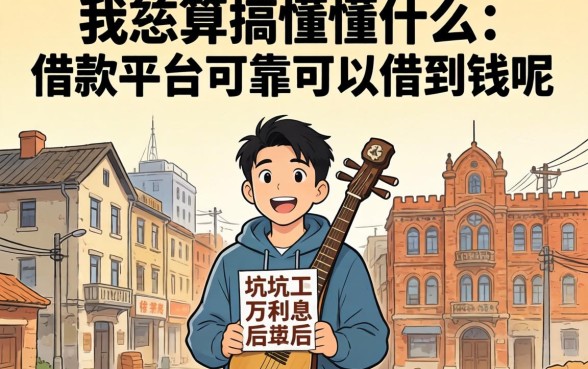 被坑三万利息后，我总算搞懂什么借款平台可靠可以借到钱呢