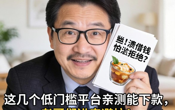 手头紧想借钱但怕被拒？这几个低门槛平台亲测能下款，老哥们进来避坑！