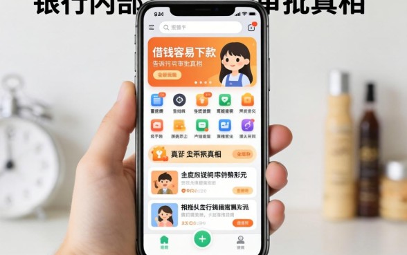 哪个手机软件借钱容易下款?银行内部人告诉你审批真相