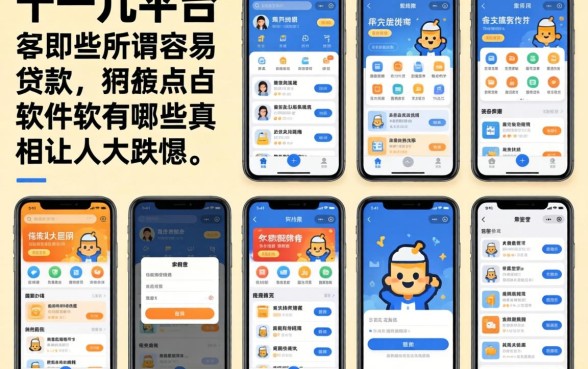 我试了十几个平台，发现那些所谓容易贷款的软件有哪些真相让人大跌眼镜