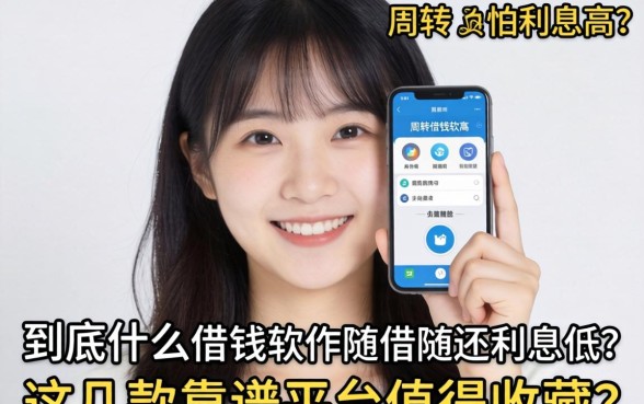 手头紧想周转却怕利息高？到底什么借钱软件随借随还利息低？这几款靠谱平台值得收藏