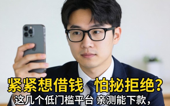 手头紧想借钱但怕被拒？这几个低门槛平台亲测能下款，老哥们进来避坑！