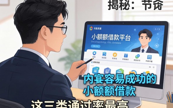 内部人揭秘：比较容易成功的小额度借款平台，这三类通过率最高