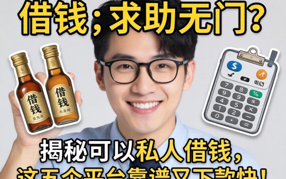 急需用钱却求助无门？揭秘可以私人借钱的机构，这五个平台靠谱又下款快！