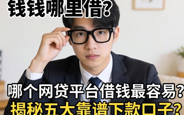 急需用钱哪里借？哪个网贷平台借钱最容易？揭秘五大靠谱下款口子