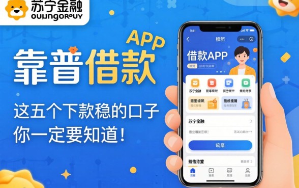 求推荐像苏宁金融那样靠谱的借款APP，这五个下款稳的口子你一定要知道！