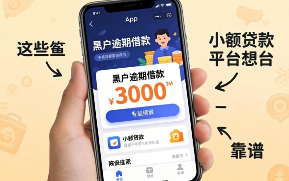 我试了黑户逾期借款3000的app，发现这些小额贷款平台比想象中靠谱
