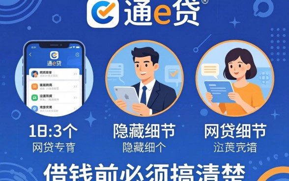 类似华通e贷的网贷软件：这3个隐藏细节，借钱前必须搞清楚