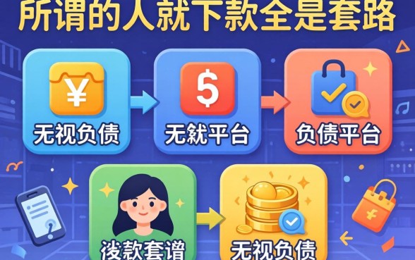 我试了五个号称无视负债的平台，发现所谓的人就下款全是套路