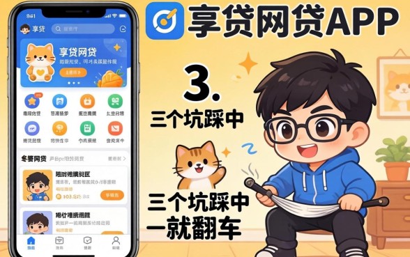 类似提享贷app一样的网贷软件,这3个坑踩中一个就翻车