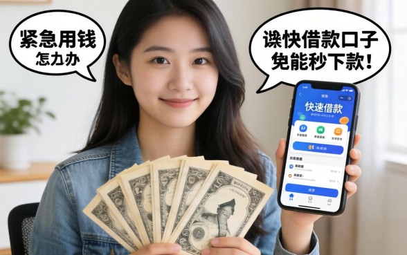 手头紧急需用钱怎么办？有哪些类似于快速借款的口子的软件能秒下款？