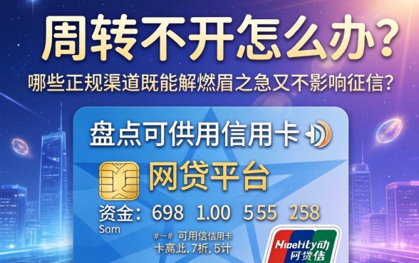 资金周转不开怎么办？哪些正规渠道既能解燃眉之急又不影响征信？盘点可以用信用卡的网贷平台