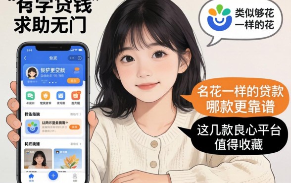 急需用钱却求助无门？类似够花一样的贷款软件哪款更靠谱？这几款良心平台值得收藏