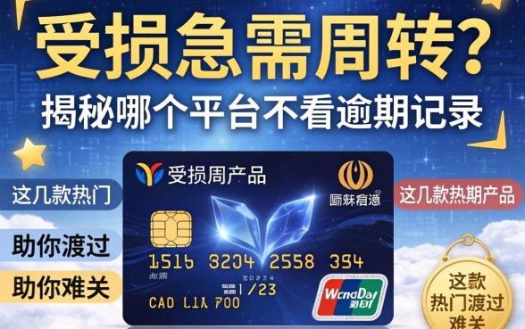 信用受损急需周转？揭秘哪个平台不看逾期记录，这几款热门产品助你渡过难关