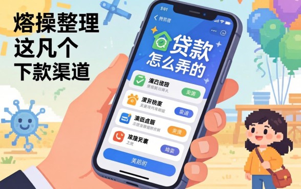 手机贷款怎么弄的？实操整理这几个下款渠道