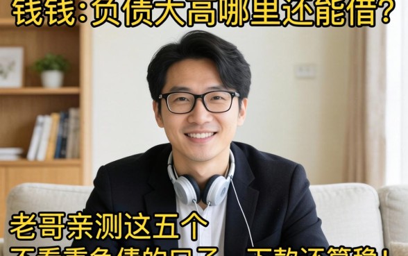 急需用钱但负债太高哪里还能借?老哥亲测这五个不看重负债的口子,下款还算稳!