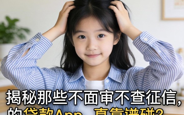 急需用钱却四处碰壁?揭秘那些不面审不查征信的贷款app,真的靠谱吗?