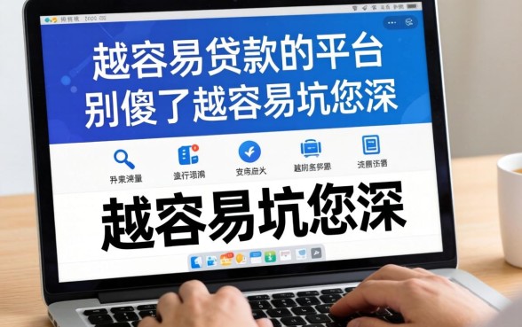 网上最容易的贷款平台?别傻了,越容易的坑越深