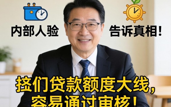 哪个贷款额度大容易通过审核？内部人告诉你真相