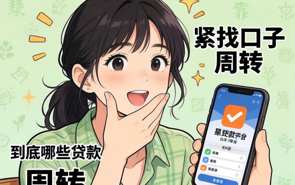 手头紧想找口子周转，现在手机上到底哪些贷款平台比较靠谱？
