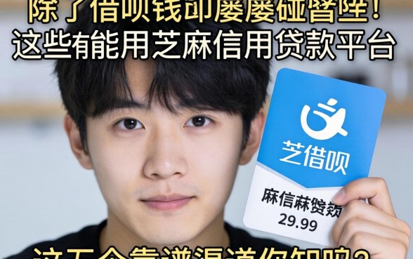急需用钱却屡屡碰壁？除了借呗还有哪些能用芝麻信用贷款的平台？这五个靠谱渠道你知道吗？