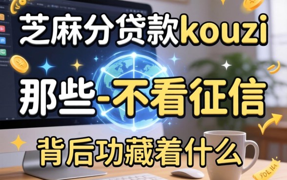 揭秘芝麻分贷款的kouzi：那些-不看征信-的广告背后藏着什么
