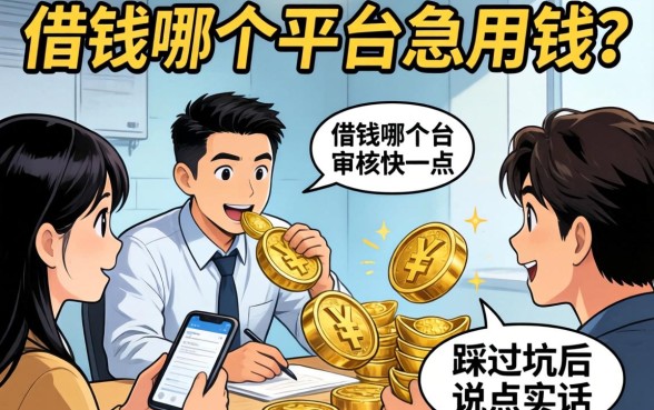 做生意急用钱，借钱哪个平台审核快一点？我踩过坑后说点实话