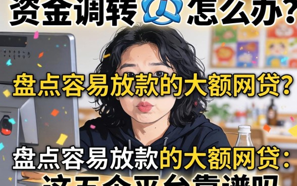 急需资金周转怎么办？盘点2026容易放款的大额网贷，这五个平台靠谱吗？