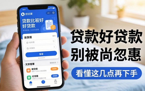 哪个贷款软件比较好贷款？别被广告忽悠，看懂这几点再下手