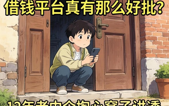 门槛比较低的借钱平台真有那么好批？12年老中介掏心窝子讲透