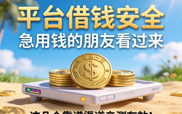 那种平台借钱安全？急用钱的朋友看过来，这几个靠谱渠道亲测有效！