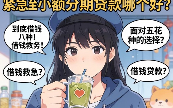 手头紧想借钱救急？面对五花八门的选择，到底小额分期贷款哪个好？