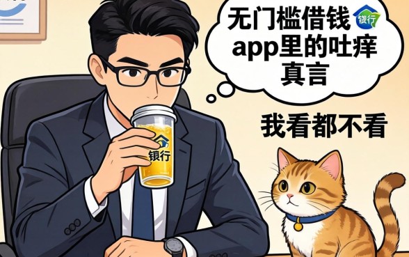 银行经理酒后吐真言：无门槛借钱app里的猫腻，我看都不看